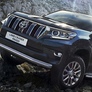 Защита переднего бампера d76 Toyota Land Cruiser Prado 150 (2017-2021)