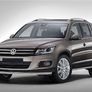 Защита переднего бампера d42 Volkswagen Tiguan, Sport & Style (2011-2017)