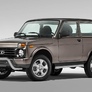 Защита переднего бампера d57 скоба Lada 4х4 Urban 3d (2014-2019)