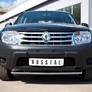 Защита переднего бампера d42 дуга RUSSTAL Renault Duster 4х2 (2011-2014)