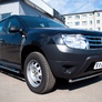 Защита переднего бампера d42 дуга RUSSTAL Renault Duster 4х2 (2011-2014)