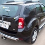 Защита заднего бампера d75х42 овал RUSSTAL Renault Duster 4x4 (2011-2014)