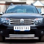 Защита переднего бампера d63х42 дуга RUSSTAL Renault Duster 4x4 (2011-2014)