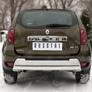 Защита заднего бампера d75х42 дуга RUSSTAL Renault Duster (2015-2020)