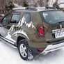 Защита заднего бампера d42 дуга RUSSTAL Renault Duster (2015-2020)