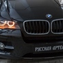 Реснички на передние фары BMW X6 (2010-2014)