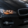 Реснички на передние фары BMW X6 (2010-2014)