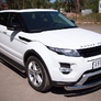 Пороги труба d63 вариант 1 RUSSTAL Land Rover Range Rover Evoque Dynamic (2011-2017)