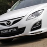 Реснички на передние фары Mazda 6 (2007-2010)