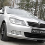 Реснички на передние фары Skoda Octavia (2009-2013)