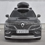 Защита переднего бампера d63 секции-d42 дуга RUSSTAL Renault Koleos (2017-2023)