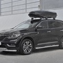 Защита переднего бампера d63 секции-d42 дуга RUSSTAL Renault Koleos (2017-2023)