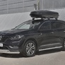 Защита переднего бампера d63 секции-d75х42 дуга RUSSTAL Renault Koleos (2017-2023)