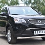 Защита переднего бампера d63 RUSSTAL SsangYong Actyon (2010-2013)