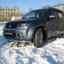 Защита переднего бампера d57 Suzuki Grand Vitara (2005-2008)