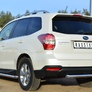 Защита заднего бампера d63 дуга RUSSTAL Subaru Forester (2013-2019)