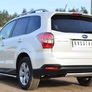 Защита заднего бампера d75х42 дуга RUSSTAL Subaru Forester (2013-2019)
