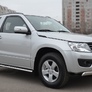 Защита порогов 75х42 с проступью RUSSTAL Suzuki Grand Vitara 3 дв. (2012-2016)
