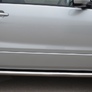 Пороги труба d63 вариант 3 RUSSTAL Suzuki Grand Vitara 3 дв. (2012-2016)
