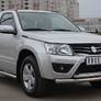 Защита переднего бампера d63х42 дуга RUSSTAL Suzuki Grand Vitara 3 дв. (2012-2016)