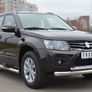 Защита переднего бампера d76х42 дуга RUSSTAL Suzuki Grand Vitara 5 дв. (2012-2016)