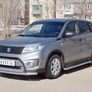 Защита переднего бампера d63 секции-d75х42 дуга RUSSTAL Suzuki Vitara (2015-2024)