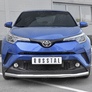 Защита переднего бампера d63 секции RUSSTAL Toyota C-HR (2018-2024)