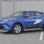 Защита переднего бампера d63 секции RUSSTAL Toyota C-HR (2018-2024)