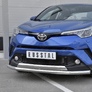 Защита переднего бампера d63 секции-d75х42 дуга RUSSTAL Toyota C-HR (2018-2024)