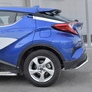 Защита заднего бампера d42 на RUSSTAL Toyota C-HR (2019-2023)