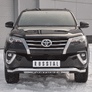 Защита переднего бампера d63 волна с надписью RUSSTAL Toyota Fortuner (2017-2021)