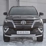 Защита переднего бампера d63 секции-d63 дуга RUSSTAL Toyota Fortuner (2017-2021)