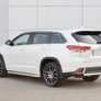 Защита заднего бампера d63 дуга RUSSTAL Toyota Highlander (2017-2020)