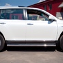 Пороги труба d63 вариант 3 RUSSTAL Toyota Highlander (2010-2013)