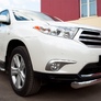 Защита переднего бампера d76 RUSSTAL Toyota Highlander (2010-2013)