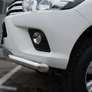 Защита переднего бампера d76 секции RUSSTAL Toyota Hilux (2015-2020)
