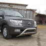 Кенгурятник d76 низкий с защитой картера Toyota Land Cruiser 22000 (2007-2012)