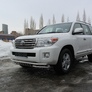 Защита переднего бампера d57+d57 двойная с защитой картера  Toyota Land Cruiser 22000 (2012-2020)