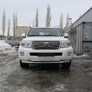 Защита переднего бампера d76+d57 двойная Toyota Land Cruiser 22000 (2012-2020)