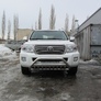 Кенгурятник d76 низкий широкий с ЗК и перемычкой Toyota Land Cruiser 22000 (2012-2020)