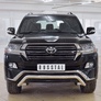 Защита переднего бампера d63 волна RUSSTAL Toyota Land Cruiser 200 Executive (2016-2021)