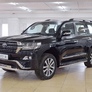 Защита переднего бампера d63 секции с надписью RUSSTAL Toyota Land Cruiser 200 Executive (2016-2021)