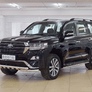 Защита переднего бампера d63 дуга-d63 секции+клыки RUSSTAL Toyota Land Cruiser 200 Executive (2016-2021)