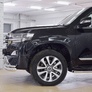 Защита переднего бампера d76 секции-d42 уголки RUSSTAL Toyota Land Cruiser 200 Executive (2016-2021)