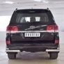 Защита заднего бампера уголки d76 секции-d42 секции RUSSTAL Toyota Land Cruiser 200 Executive (2016-2021)