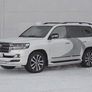 Защита переднего бампера d76 секции-d63 дуга RUSSTAL Toyota Land Cruiser 200 Excalibur (2016-2021)