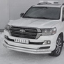 Защита переднего бампера d76 секции-d42 уголки RUSSTAL Toyota Land Cruiser 200 Excalibur (2016-2021)