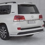 Защита заднего бампера d76 секции-d42 уголки RUSSTAL Toyota Land Cruiser 200 Excalibur (2016-2021)