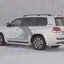 Защита заднего бампера уголки d76 секции-d42 секции RUSSTAL Toyota Land Cruiser 200 Excalibur (2016-2021)