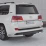 Защита заднего бампера уголки d76 секции-d42 секции RUSSTAL Toyota Land Cruiser 200 Excalibur (2016-2021)